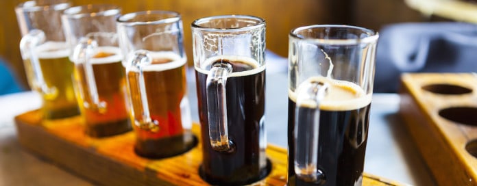 Portland, Ore., beer tasting