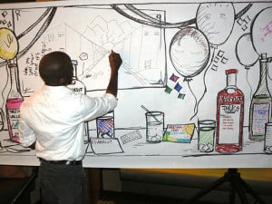 Art-Wall Millennials, corporate events