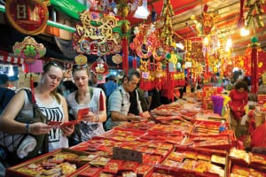 Singapore, shopping in Chinatown, meeting planning