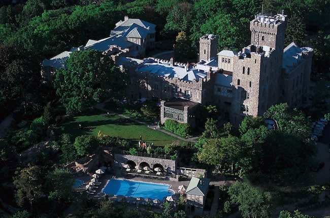 Castle Hotel & Spa, New York, castle hotels, poolside events, pool events, luxury meetings
