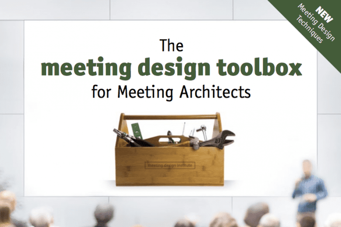 Meeting Design Institute, Meeting Design Toolbox, meeting design, meeting tools