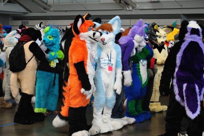 Furries-Anthrocon Comic-Con, unconventional conventions, quirky conventions, World Clown Assocation, Anthrocon, Merfest, International Brotherhood of Real Bearded Santas, The Association of Lincoln Presenters,