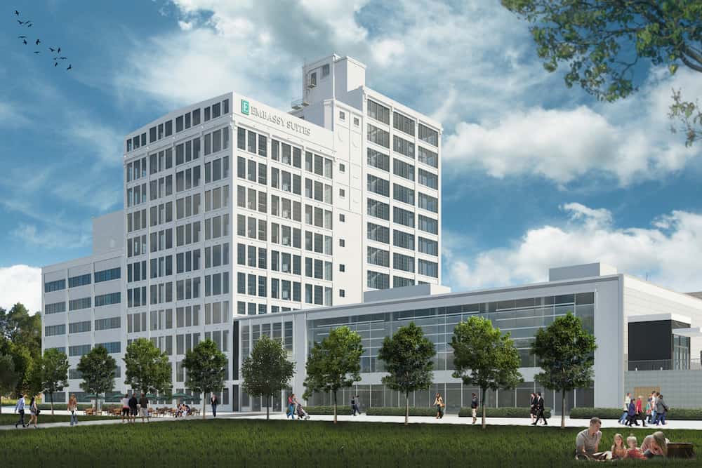 Embassy Suites Hotel and Rockford Conference Center, Rockford, Illinois, city development, new hotel