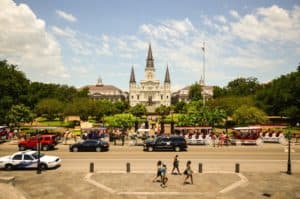 Jackson Square, New Orleans New Orleans Tropical Storm Barry