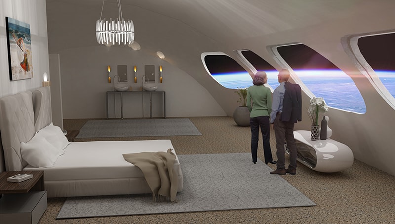 Von Braun Suite Overlooks Earth