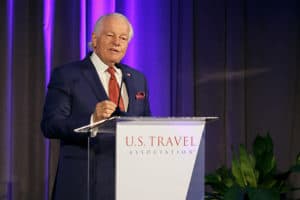 Roger Dow at podium_Nov 2019_photographer DavidKeith Roger Dow