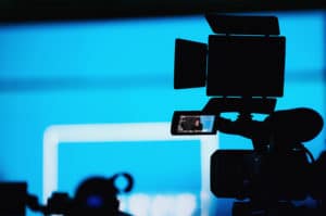 camera-recording-presentation-of-a-speaker AV Providers