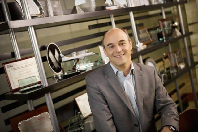 Gerardo Tejado, general manager at American Express Global Business Travel, presented the results of the 2022 s Travel, presented the results of the 2022 Global Meetings and Events Forecast at IMEX Americar