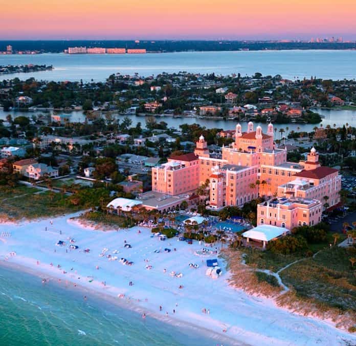 The Don CeSar _Beach Aerial Don CeSar