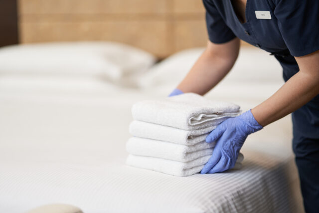 Nearly 30 percent of hotel respondents in the IRF survey do no provide daily housekeeping.