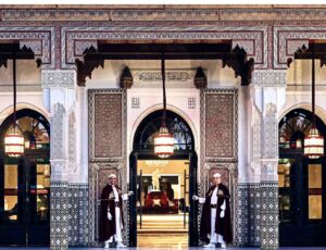 Luxury hotels in Marrakech, Morocco did not sustain earthquake damage.