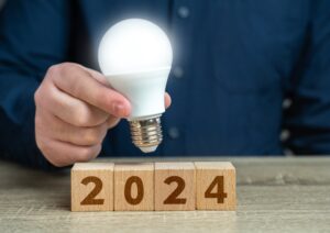 Ideas for 2024. Yearly calendar. Embracing new trends, making forecasts, setting plans for coming future. Upcoming events that determine the future. Great beginnings and opportunities. 2024 brings a robust lineup of meetings industry events.