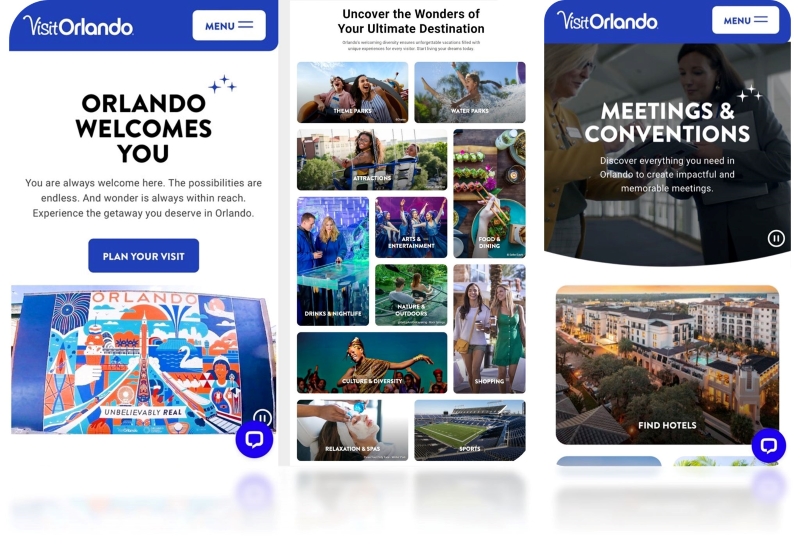 Visit Orlando Launches Eight New Websites