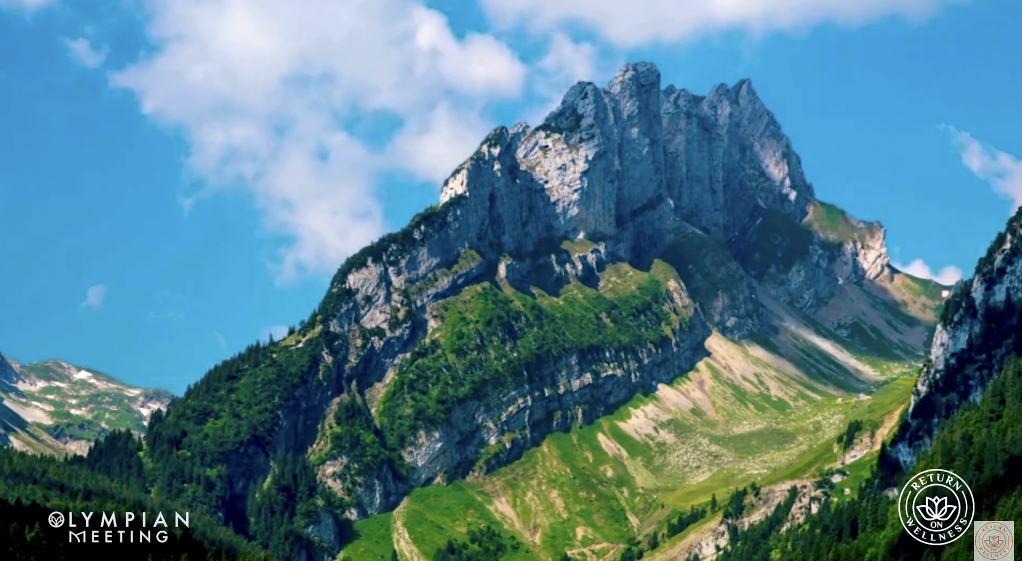 scene from Olympian Meetings' meditations for conferences