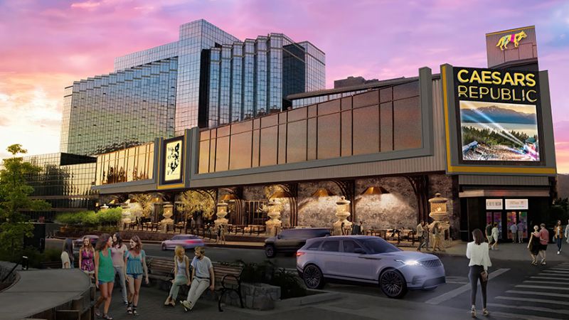 Rendering of Caesars Republic Lake Tahoe.