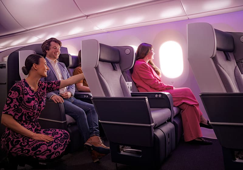 Air New Zealand new Premium Economy seat.