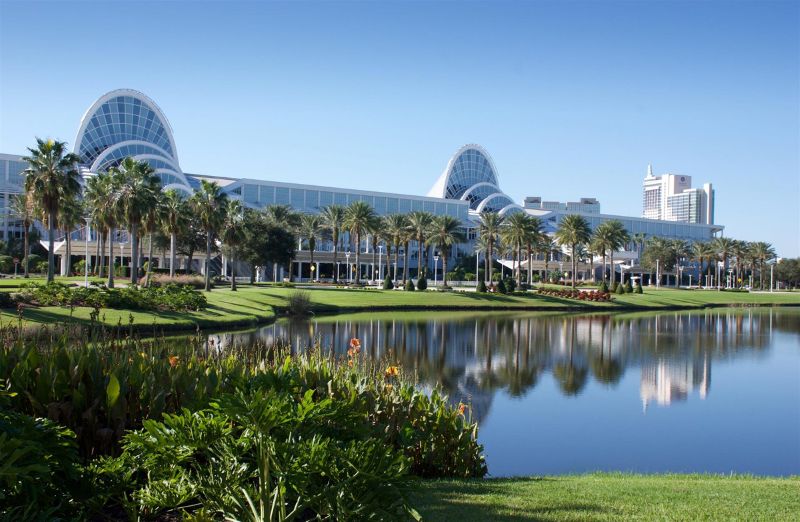 The Orange County Convention Center.