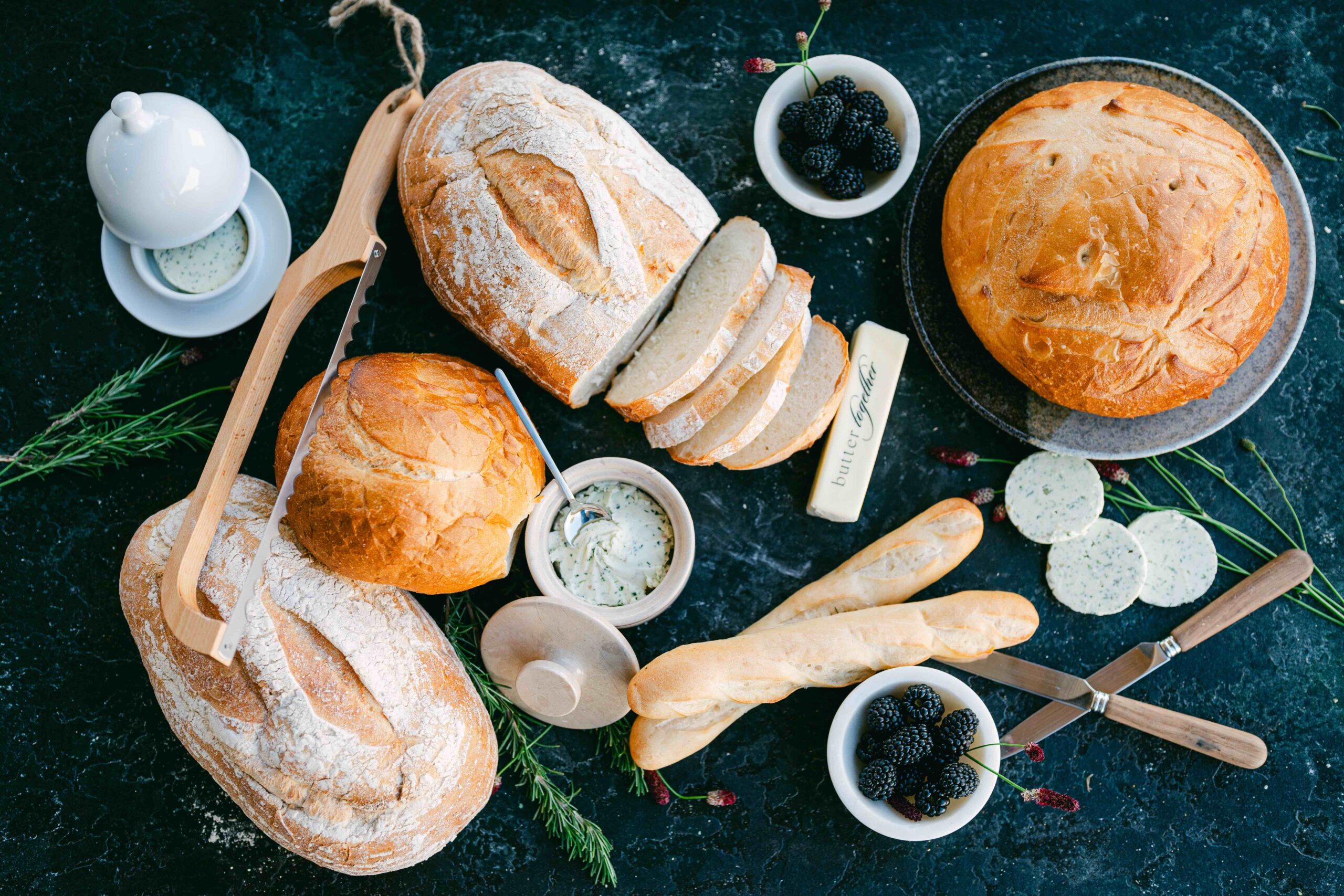 Elevated butter boards are one of the culinary trends for 2025.