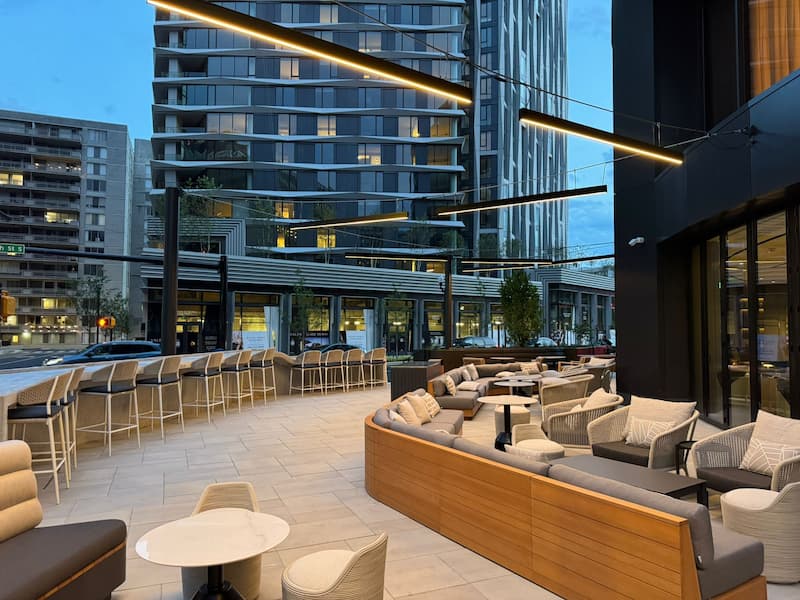 AC Kitchen & Lounge Patio.